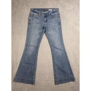 Chip & Pepper Y2K Jeans Womens 5 Blue Ocean Beach Ultra Flare Light Wash